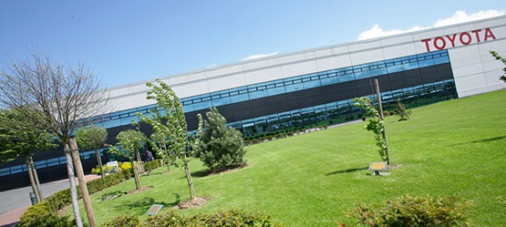 Εξωτερικό ενός εργοστασίου της Toyota